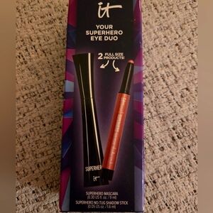 IT Cosmetics Your Superhero Eye Duo Mascara & Shadow Stick BOTH FULL SIZE NEW